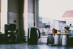 an electric kettle